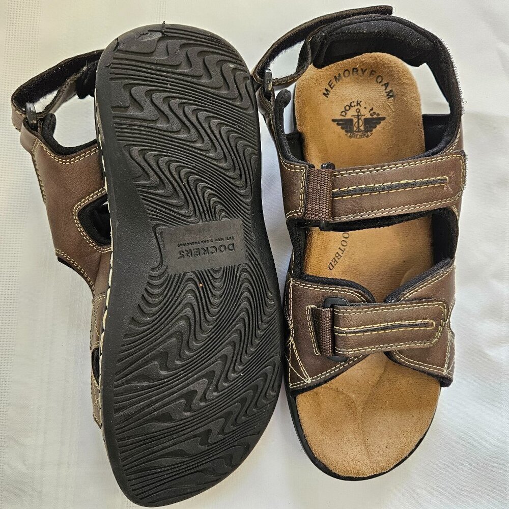 Men's Dockers Outdoor Sport Sandal Shoes Waterproof Minimalist Casual Size 8W - Picture 3 of 5
